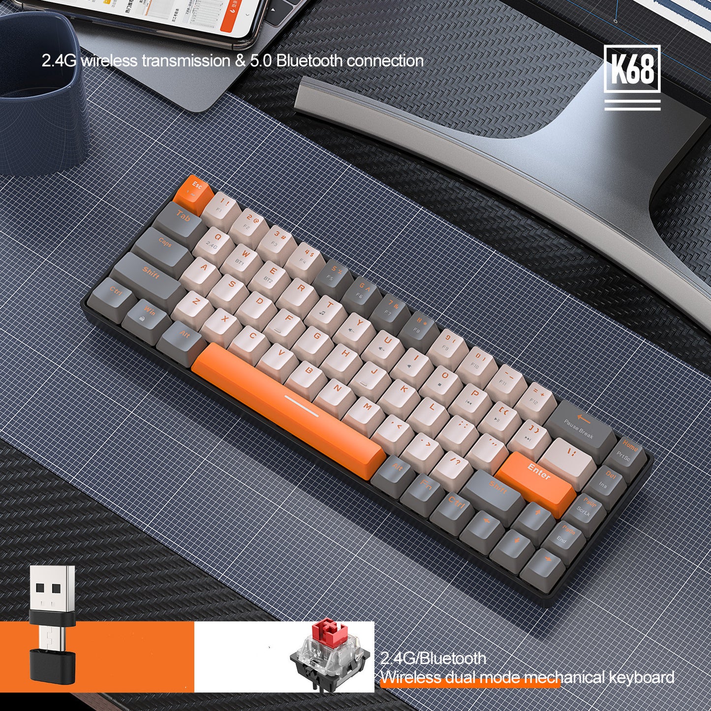 Hot Plug Mechanical Keyboard For Games