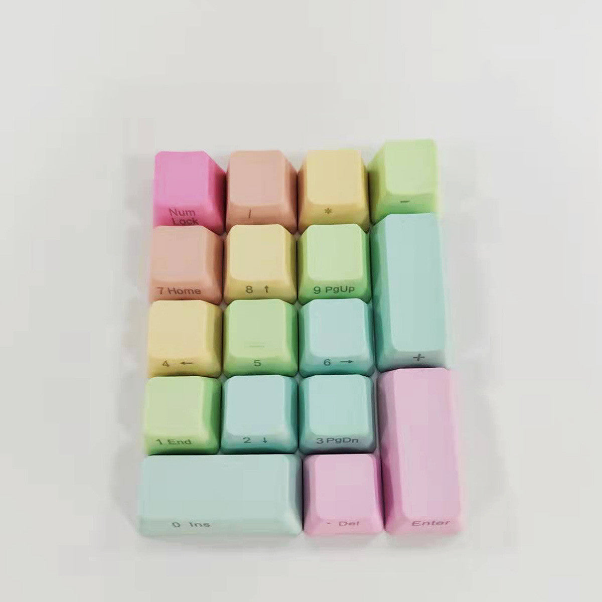 Home Fashion Simple Rainbow Personality Gradient Keycap