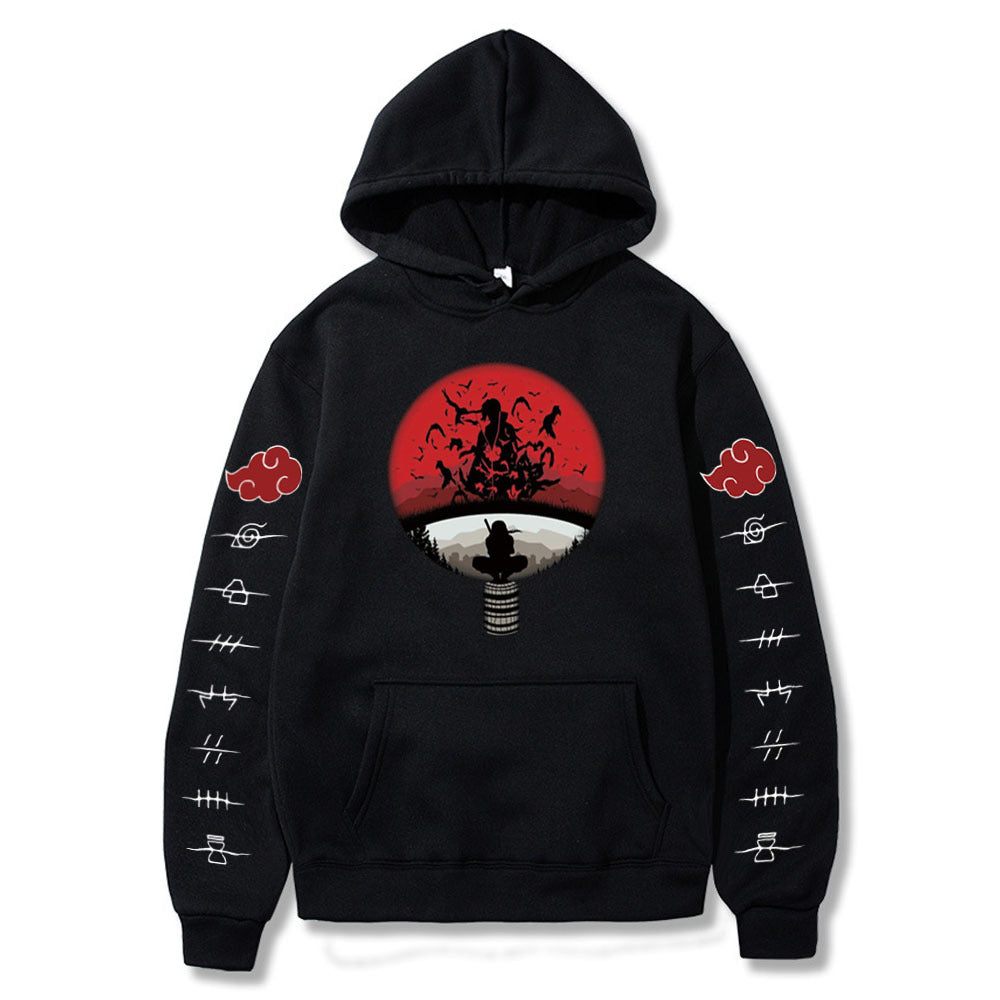 Naruto Pullover "Akatsuki Uchiha Logo"