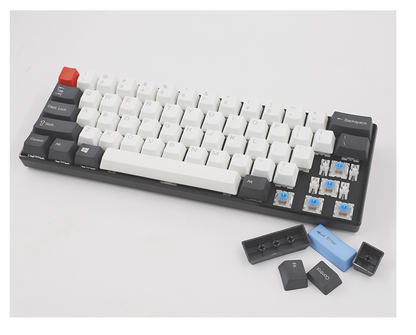 Mechanical keyboard with 60% key cap