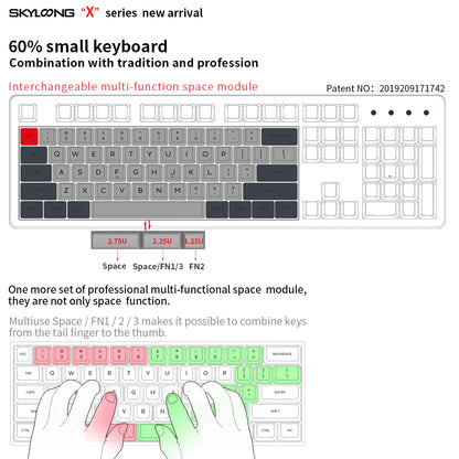 Dual mode mechanical keyboard Kit