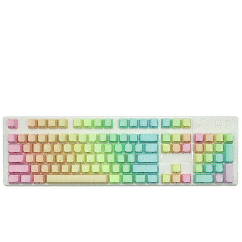 Home Fashion Simple Rainbow Personality Gradient Keycap