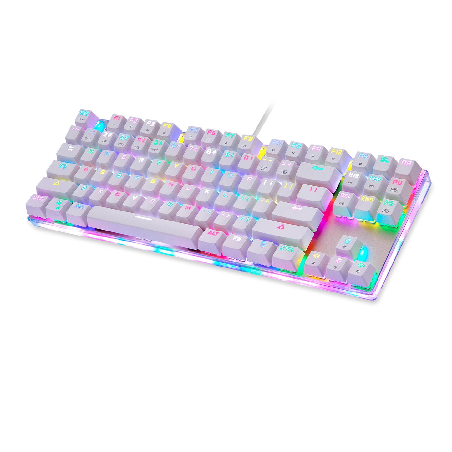 Mechanical Keyboard Transparent Bottom Cover RGB