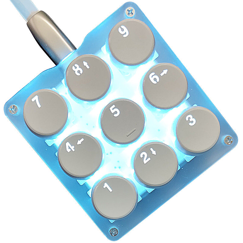 9-key mechanical keyboard keypad