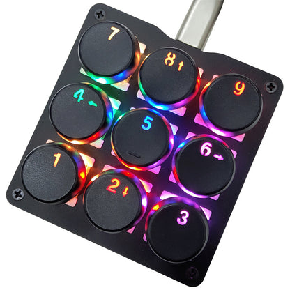 9-key mechanical keyboard keypad