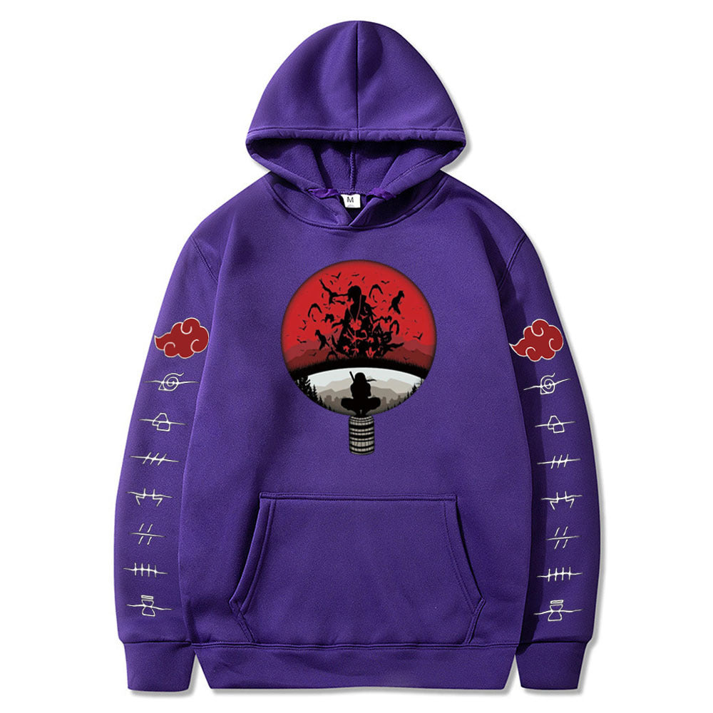 Naruto Pullover "Akatsuki Uchiha Logo"