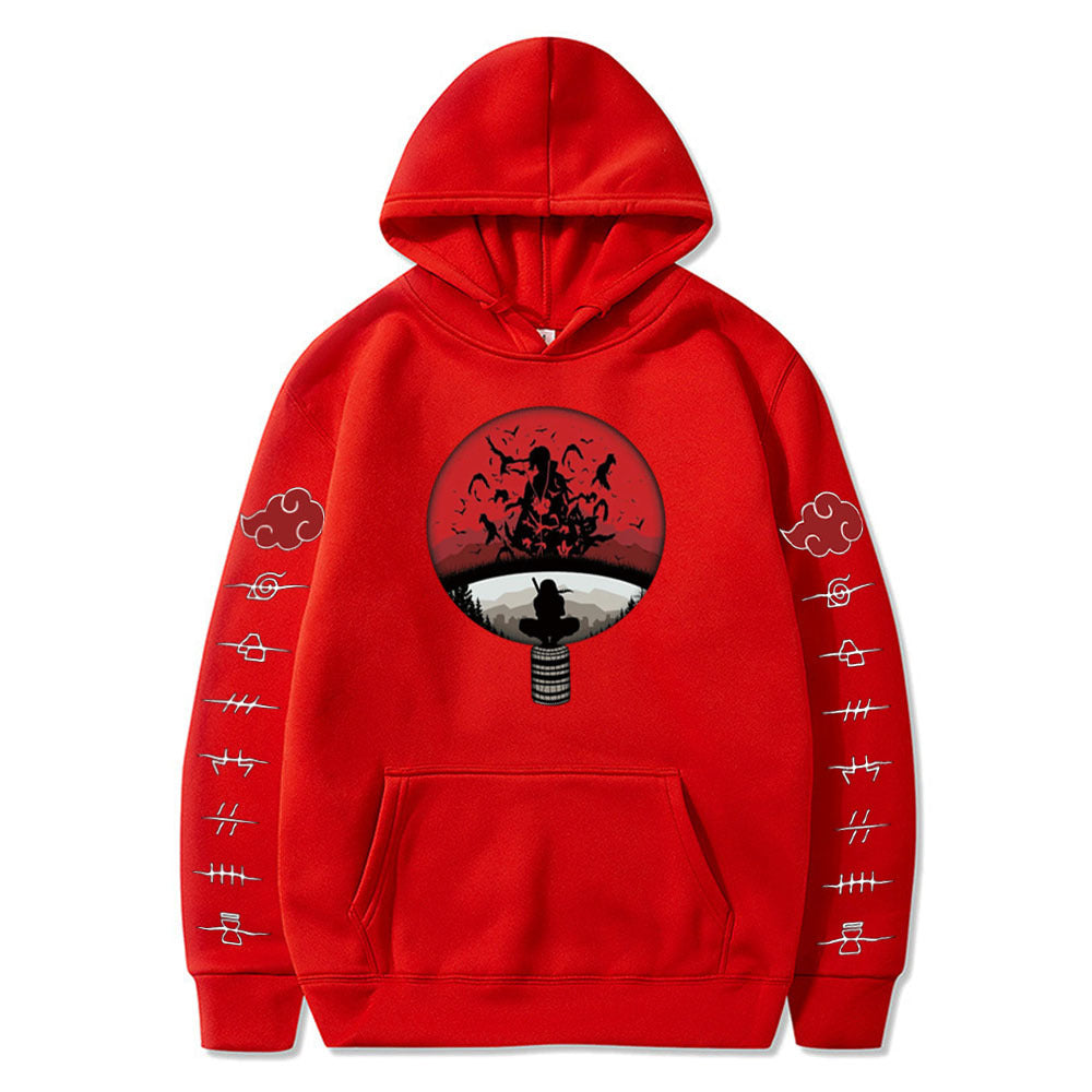 Naruto Pullover "Akatsuki Uchiha Logo"