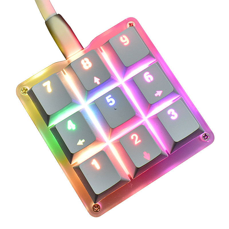 9-key mechanical keyboard keypad