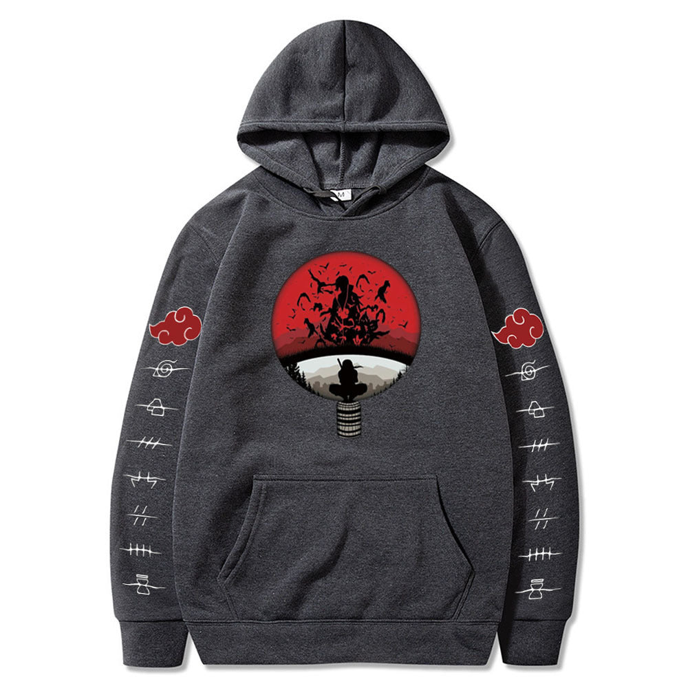 Naruto Pullover "Akatsuki Uchiha Logo"