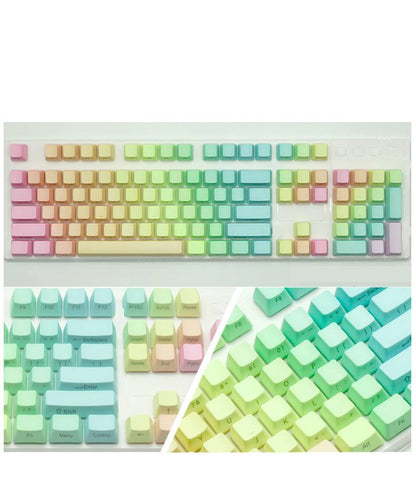 Home Fashion Simple Rainbow Personality Gradient Keycap