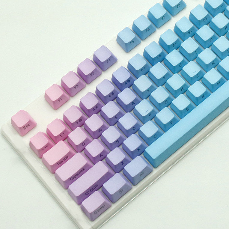 Home Fashion Simple Rainbow Personality Gradient Keycap